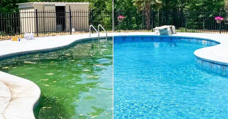 Comment nettoyer une eau de piscine verte ?