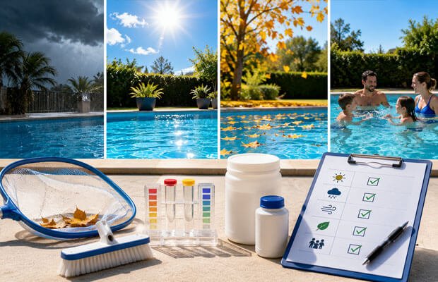 Robots-de-piscine.fr : Pourquoi faut-il adapter l'entretien à la météo et à l'utilisation ?